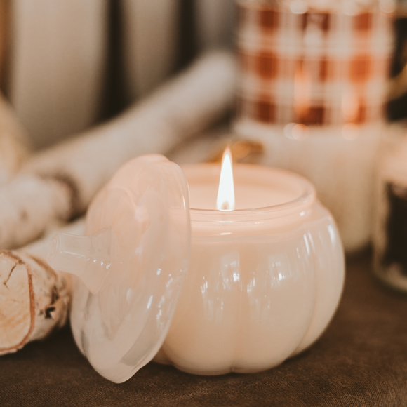 Warm and Cozy Soy Candle 20oz Pumpkin Jar