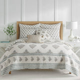 Kamira Quilt Set: Spa / Full/Queen