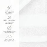 Ultra Soft 100% Cotton 6pc Bath Towel Set