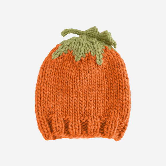 Handknitted Pumpkin Hat Baby Kid Beanie, 3-6M
