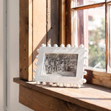 Belle 4x6 Photo White Wood Picture Frame