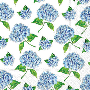 Hydrangea Scatter Paper Cocktail Napkins by Rosanne Beck