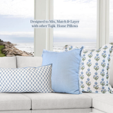 Magnolia Ticking Stripe Pillow 22" x 22"