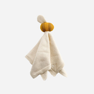 Lovey Bee Cream Baby Gift Blanket Toy Spring Cuddle Cloth
