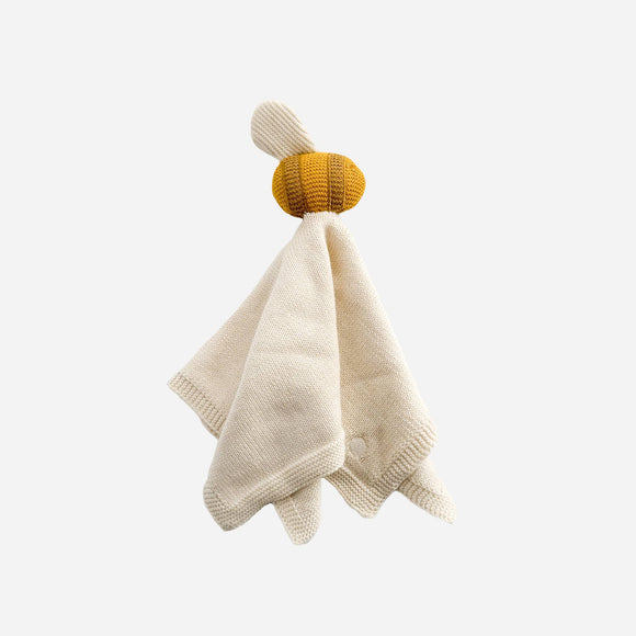 Lovey Bee Cream Baby Gift Blanket Toy Spring Cuddle Cloth