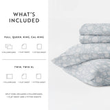 Bohemian Garden Cotton Patterned Sheet Set