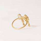 Gold Bow Napkin Ring (Set of 4)