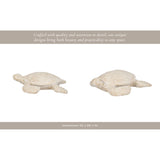 Ivory Resin Solid Sea Turtle