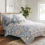 Zoey Reversible Quilt Set in Queen