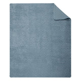Velvet Stitch Quilted Throw: Grey