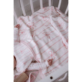 Pink Ribbon Organic Cotton Double-Sided Blanket