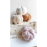 Handmade Plush Sherpa Decorative Pumpkins