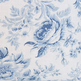 Charlotte Vintage French Floral Toile Throw Pillow