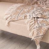 Dandelion Block Print Throw Blanket