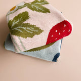 Blanket Blueberry Bear Bee Organic Cotton Baby Blanket