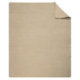 Velvet Stitch Quilted Throw: Grey