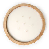 13.5" Paulownia Circular Wood Candle