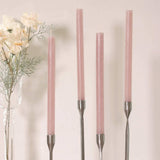 Dusty Rose Hanging Taper Candles