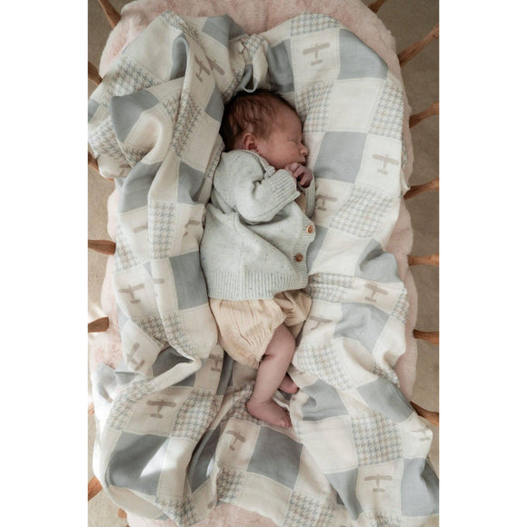 Wright Flyer Organic Cotton Swaddle