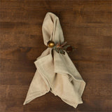 Harvest Oak Napkin Rings (Set of 4)