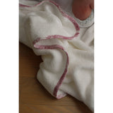 Pink Toile Organic Cotton Bath Towel