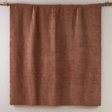 Velvet Stitch Quilt Set in Rust