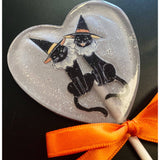 Witchy Kitties Halloween Lollipops 