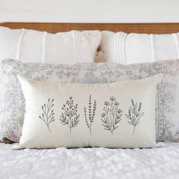 Floral Sprigs Pillow