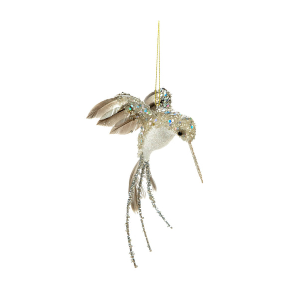Glimmering Hummingbird Ornament