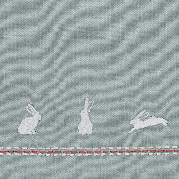 Bunny Embroidered Linen Napkin (Set of 4)