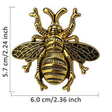 English Garden Bumblebee Gold Napkin Ring Set of 6