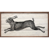 Sketched Hare Wood Print