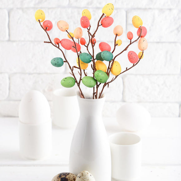 Colorful Easter Egg Stems